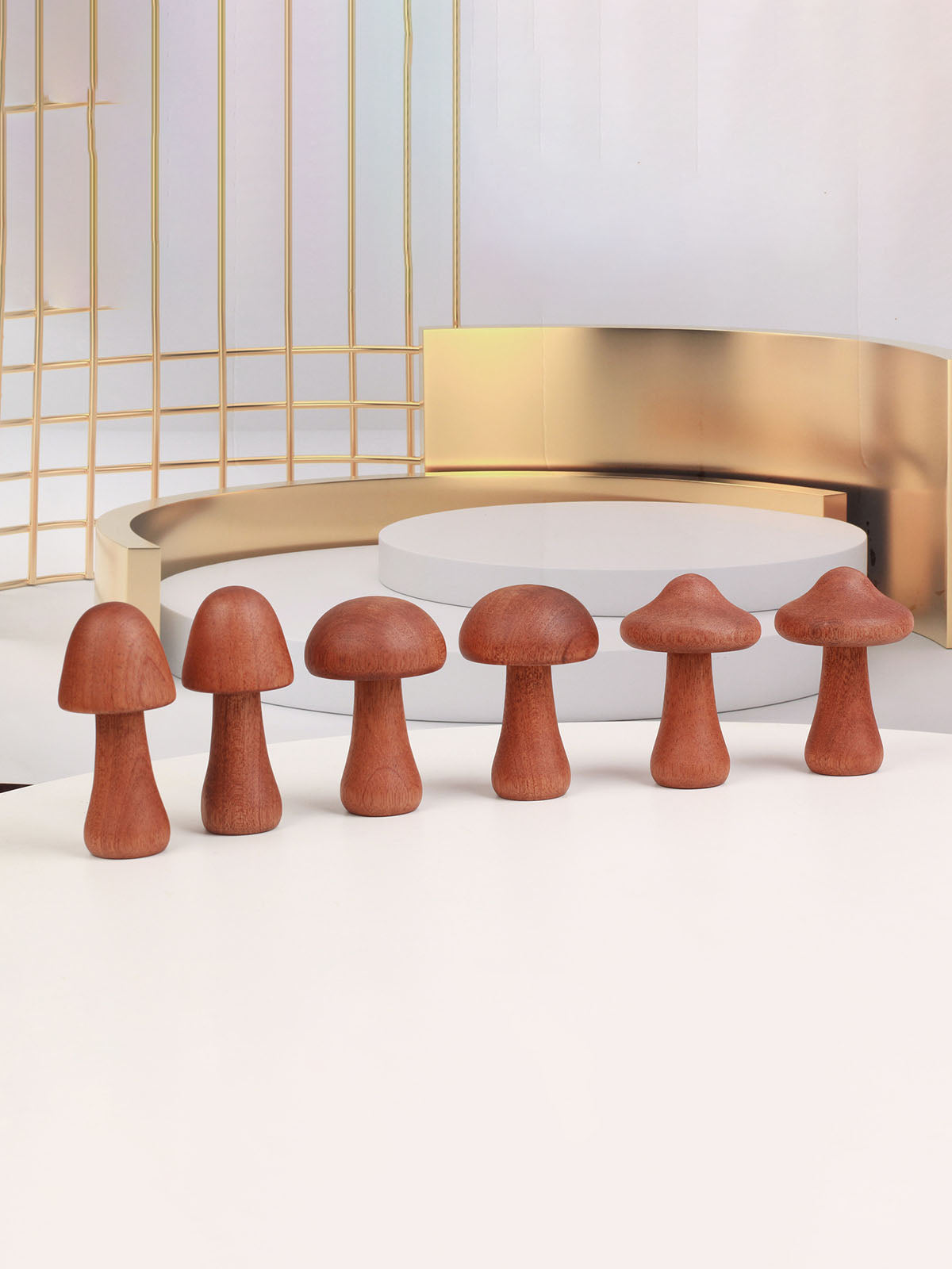 Wooden Mushroom Toy