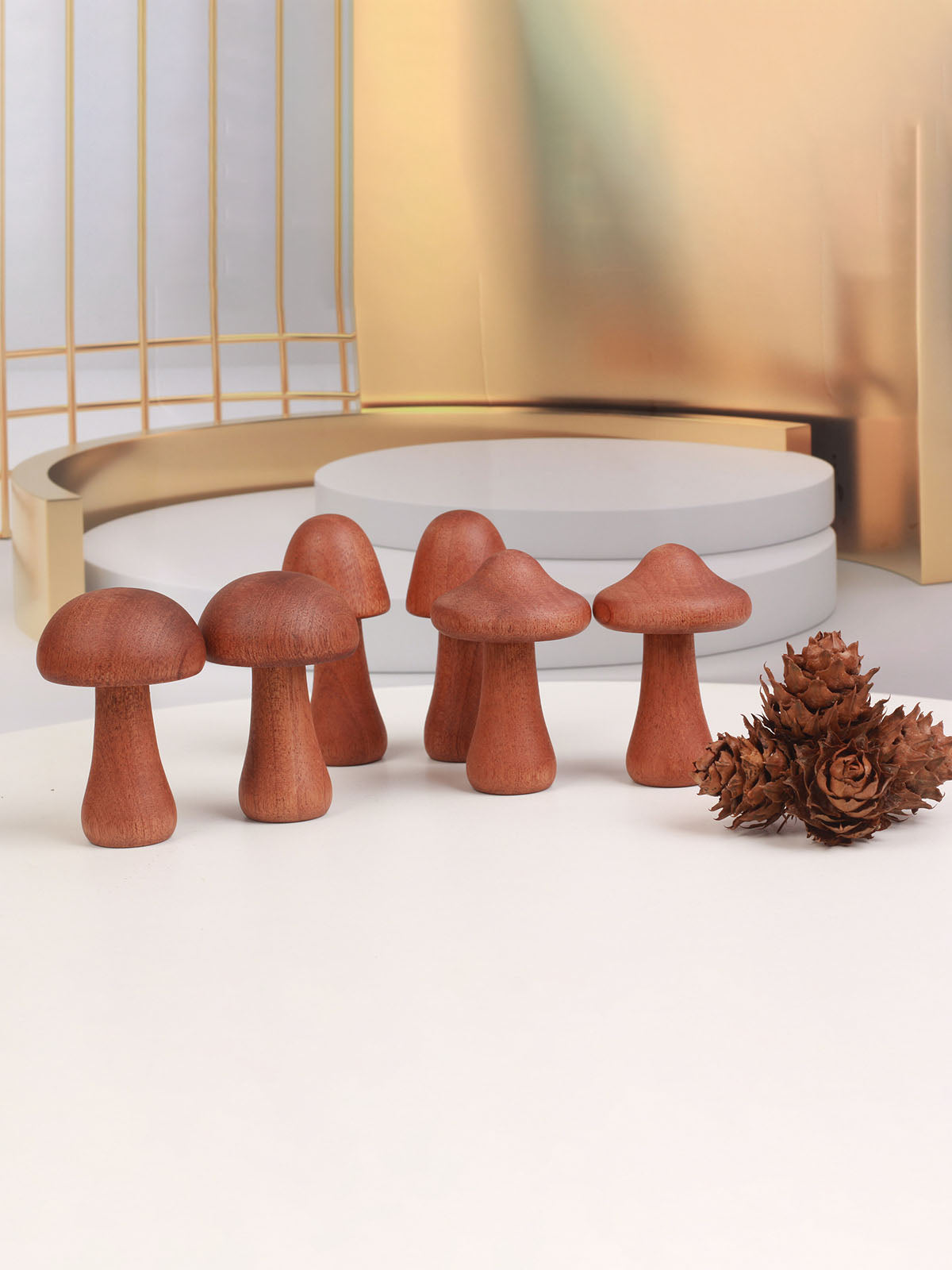 Wooden Mushroom Toy