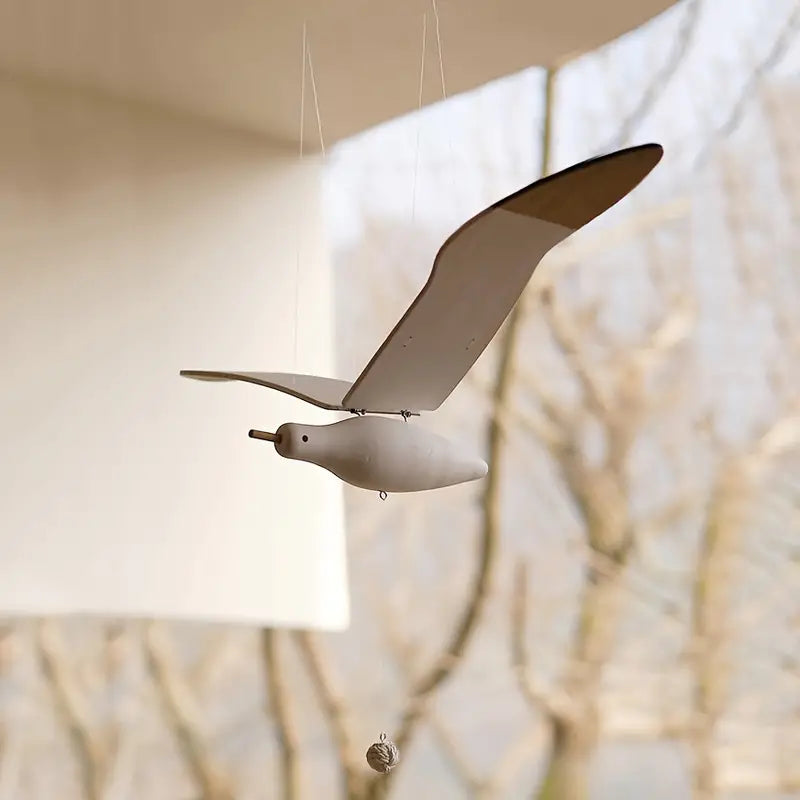 Flying Seagull Creative Wooden hanging toys