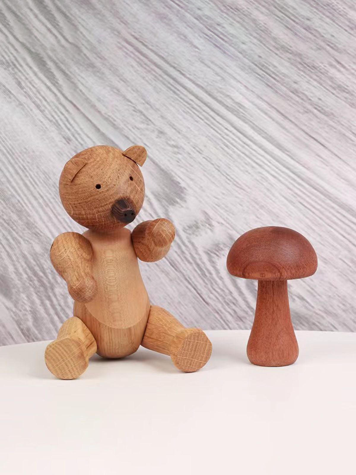 Wooden Mushroom Toy