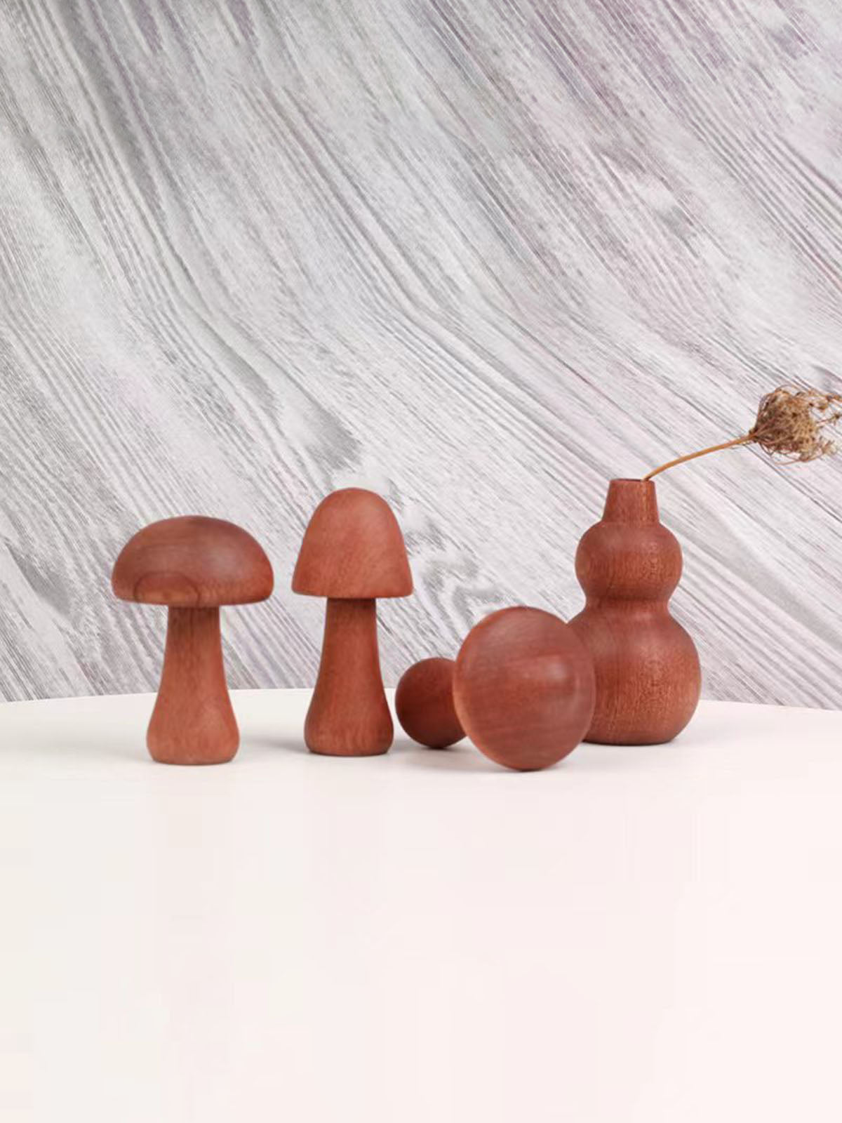 Wooden Mushroom Toy