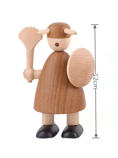 Wooden Toys - Viking Puppet Soldiers