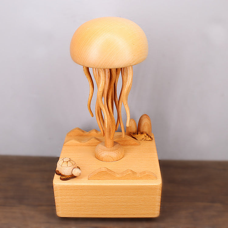 Spinning Jellyfish - Wooden mechanical creative toy