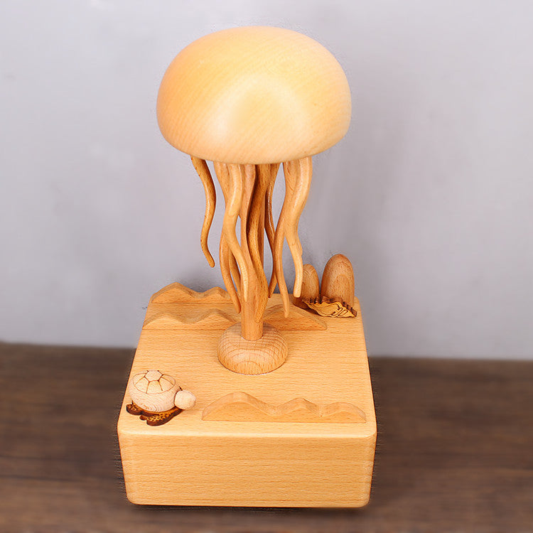 Spinning Jellyfish - Wooden mechanical creative toy