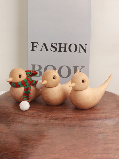 Wooden Beech Bird Toy