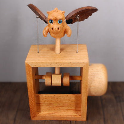 Wooden Mechanical Toy - Cute Dragon