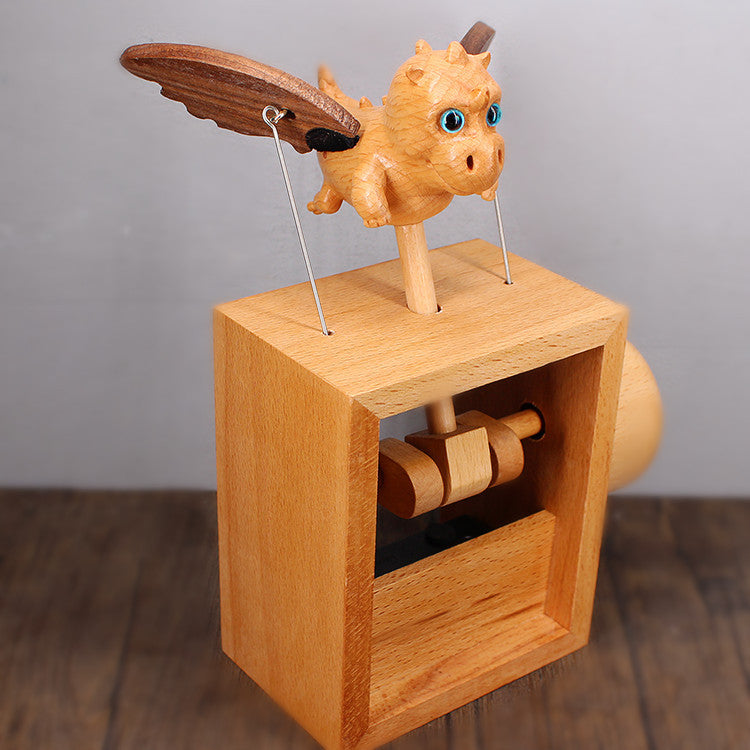 Wooden Mechanical Toy - Cute Dragon