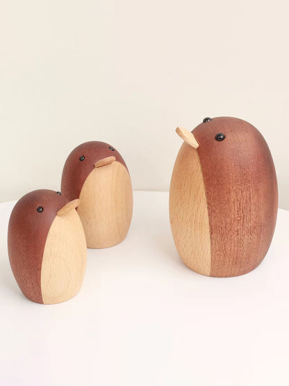 Wooden Penguin Toy