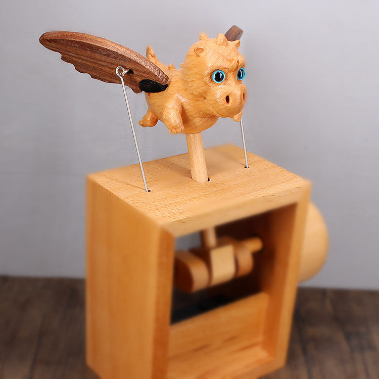 Wooden Mechanical Toy - Cute Dragon