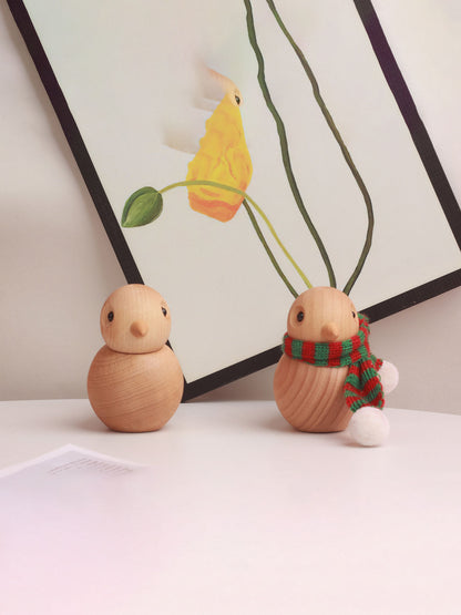 Wooden Beech Bird Toy