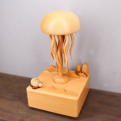 Spinning Jellyfish - Wooden mechanical creative toy