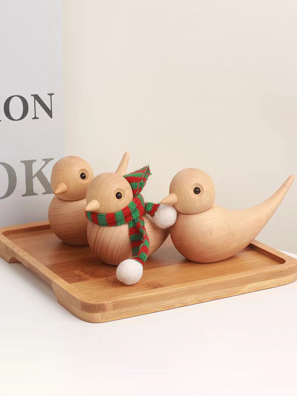 Wooden Beech Bird Toy