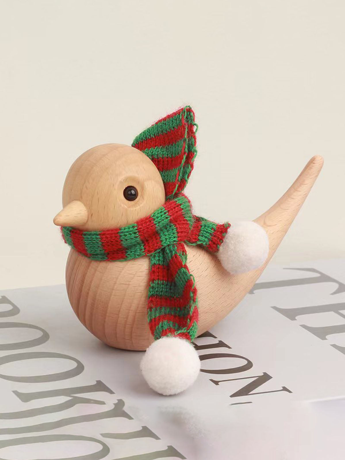 Wooden Beech Bird Toy